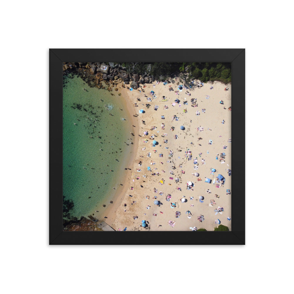 Shelly Beach, Manly - Framed poster