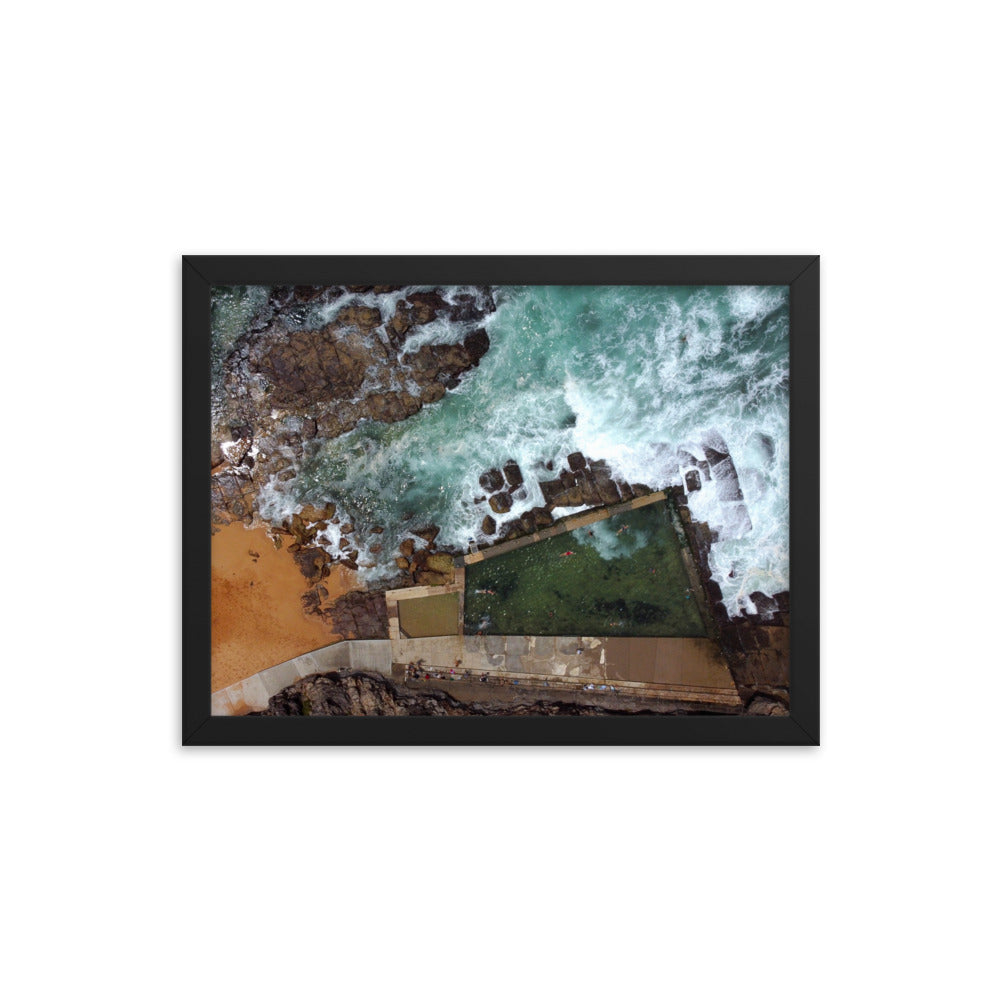 Avalon Rockpool - Framed poster