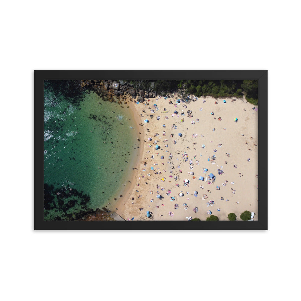 Shelly Beach, Manly - Framed poster