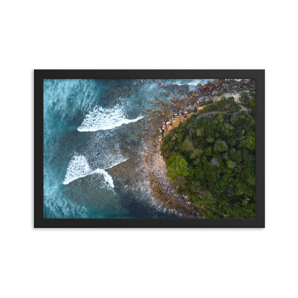 Bowers Head, Manly - Framed poster