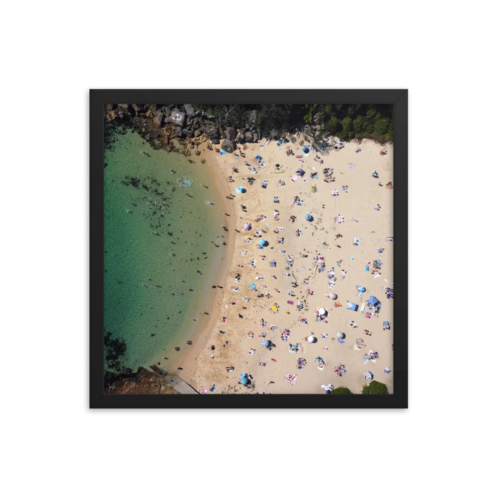 Shelly Beach, Manly - Framed poster