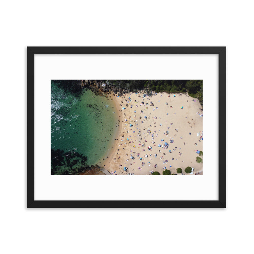 Shelly Beach, Manly - Framed poster