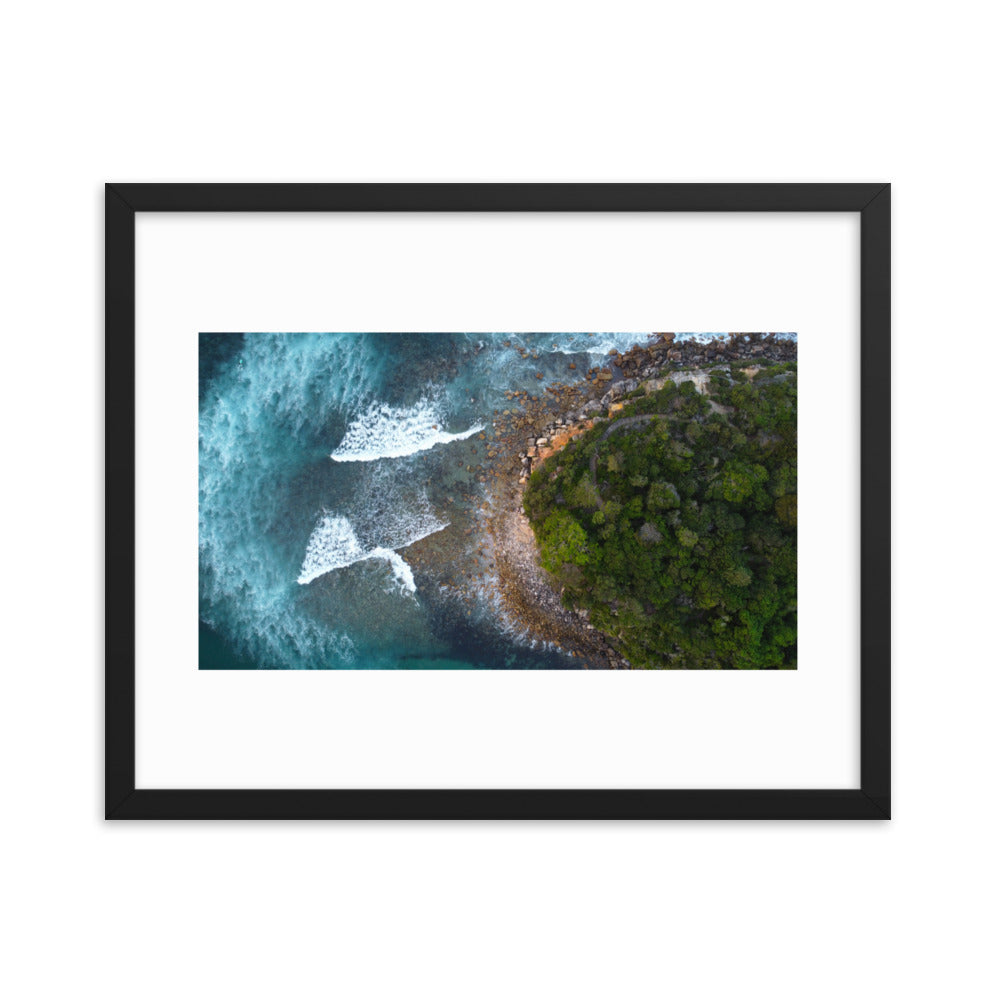 Bowers Head, Manly - Framed poster