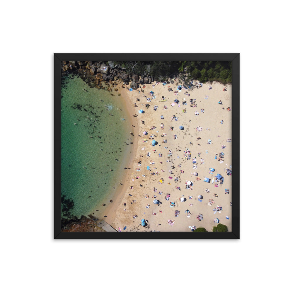 Shelly Beach, Manly - Framed poster