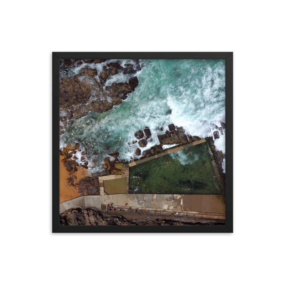 Avalon Rockpool - Framed poster