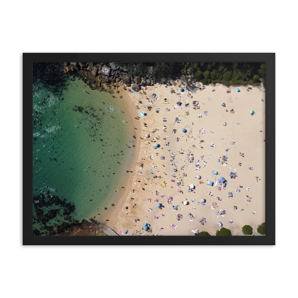 Shelly Beach, Manly - Framed poster