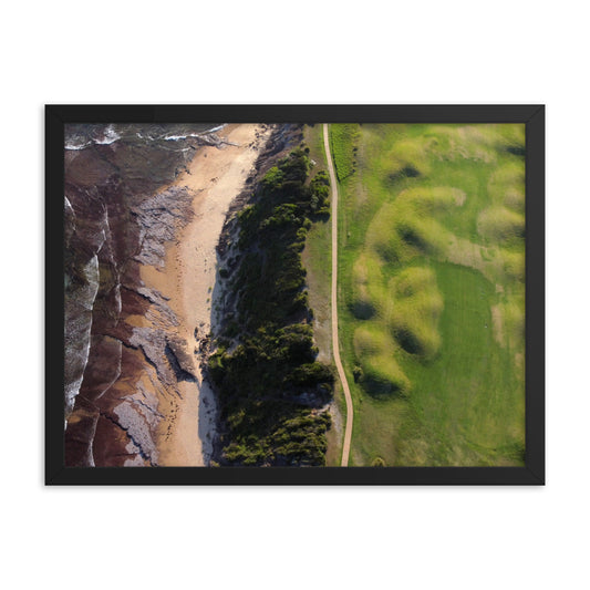 Long reef Headland, Northern Beaches - Framed poster