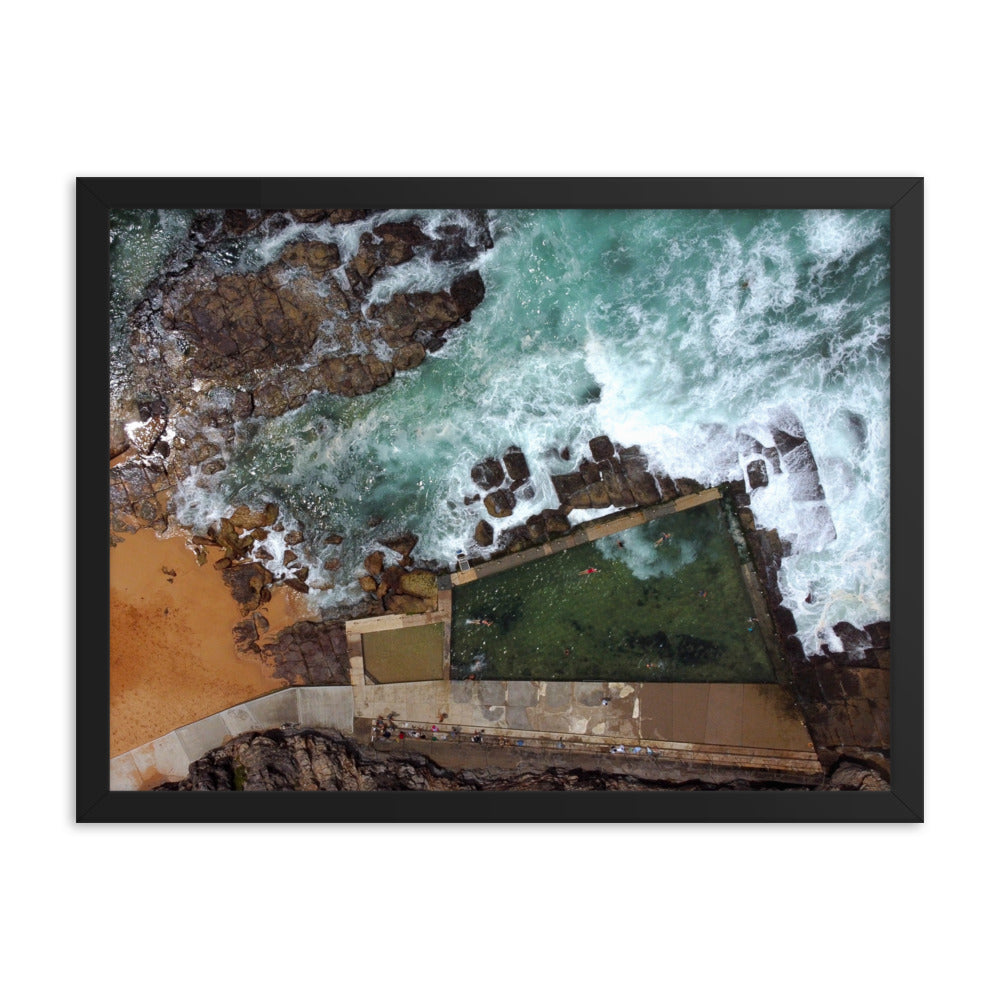 Avalon Rockpool - Framed poster