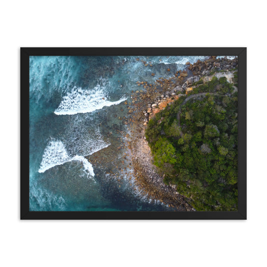 Bowers Head, Manly - Framed poster