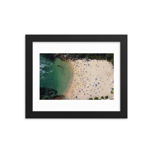Shelly Beach, Manly - Framed poster
