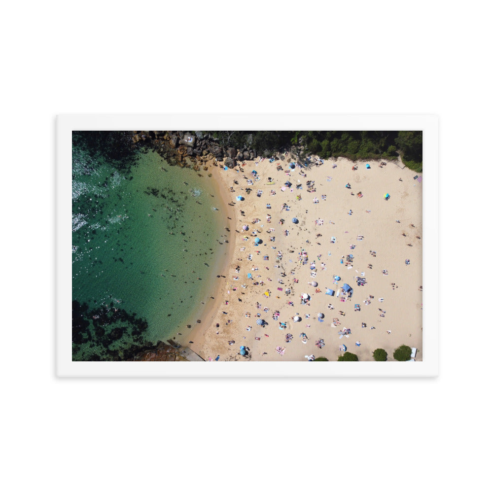 Shelly Beach, Manly - Framed poster