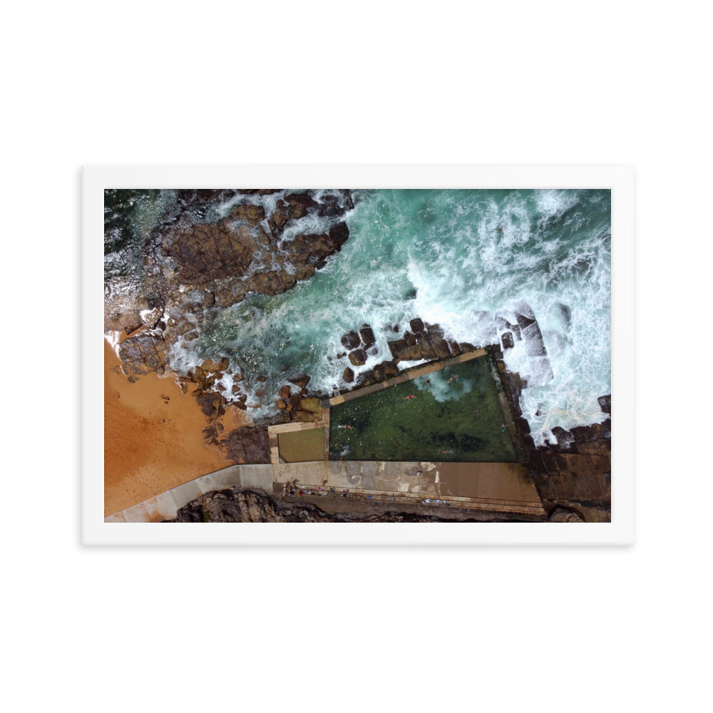 Avalon Rockpool - Framed poster