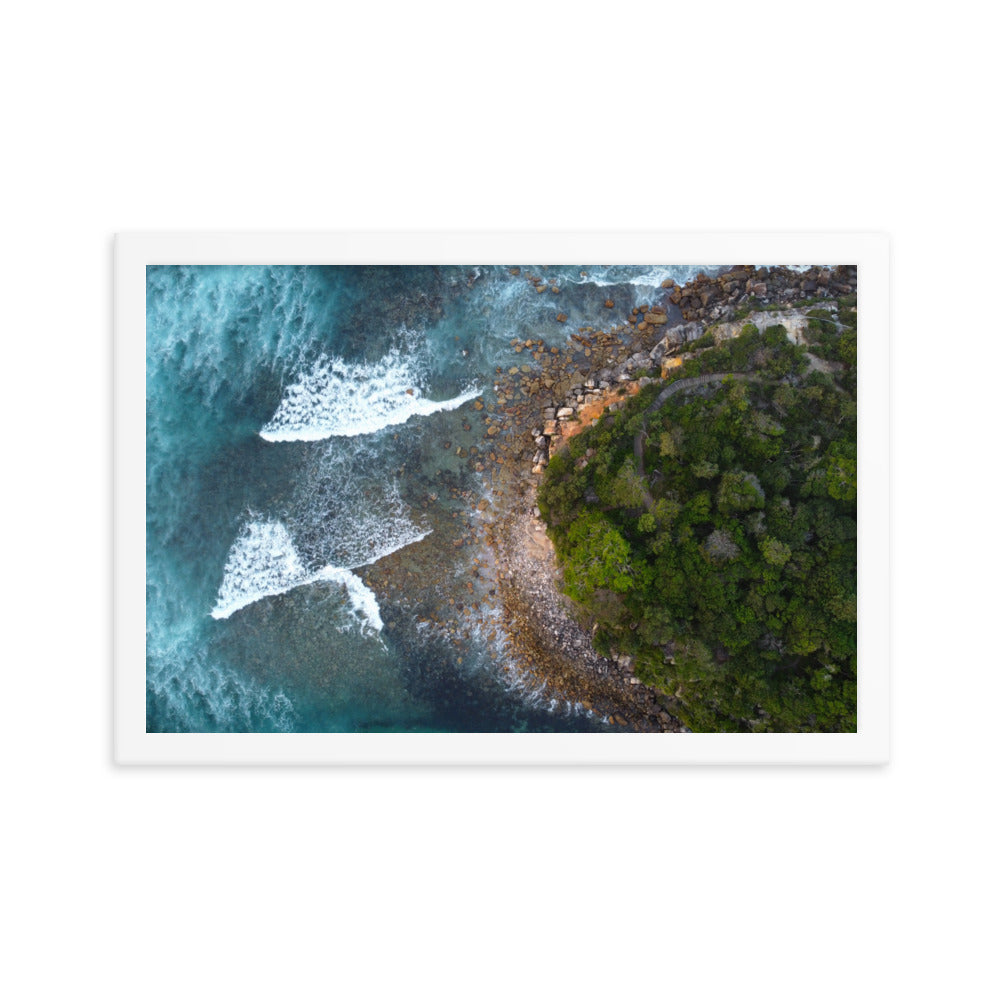 Bowers Head, Manly - Framed poster