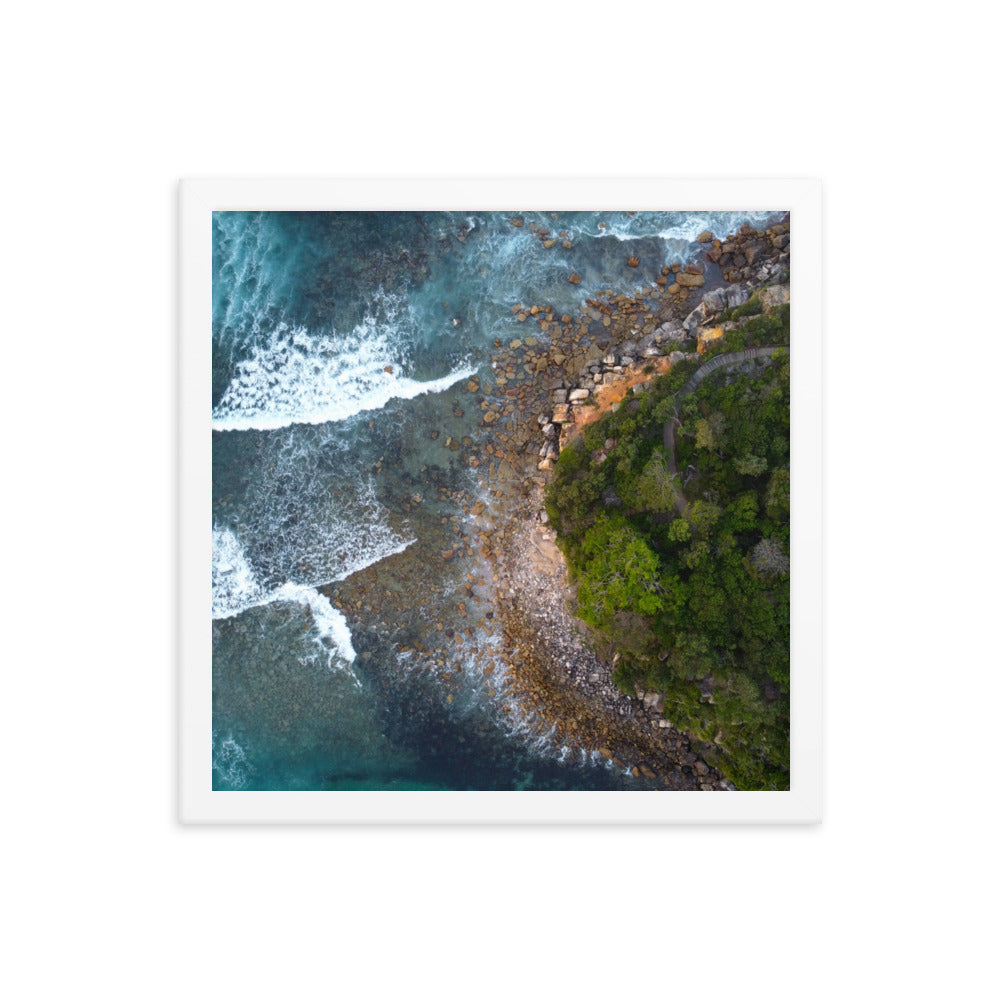 Bowers Head, Manly - Framed poster