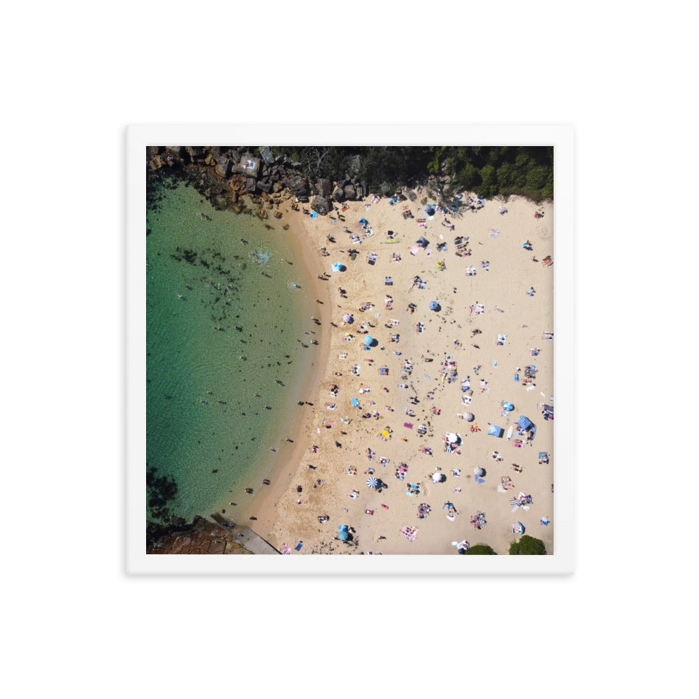 Shelly Beach, Manly - Framed poster