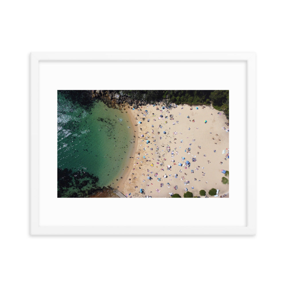 Shelly Beach, Manly - Framed poster