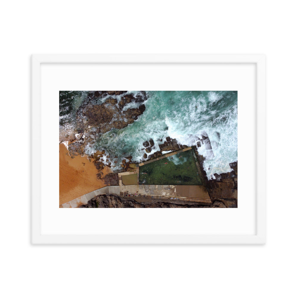 Avalon Rockpool - Framed poster