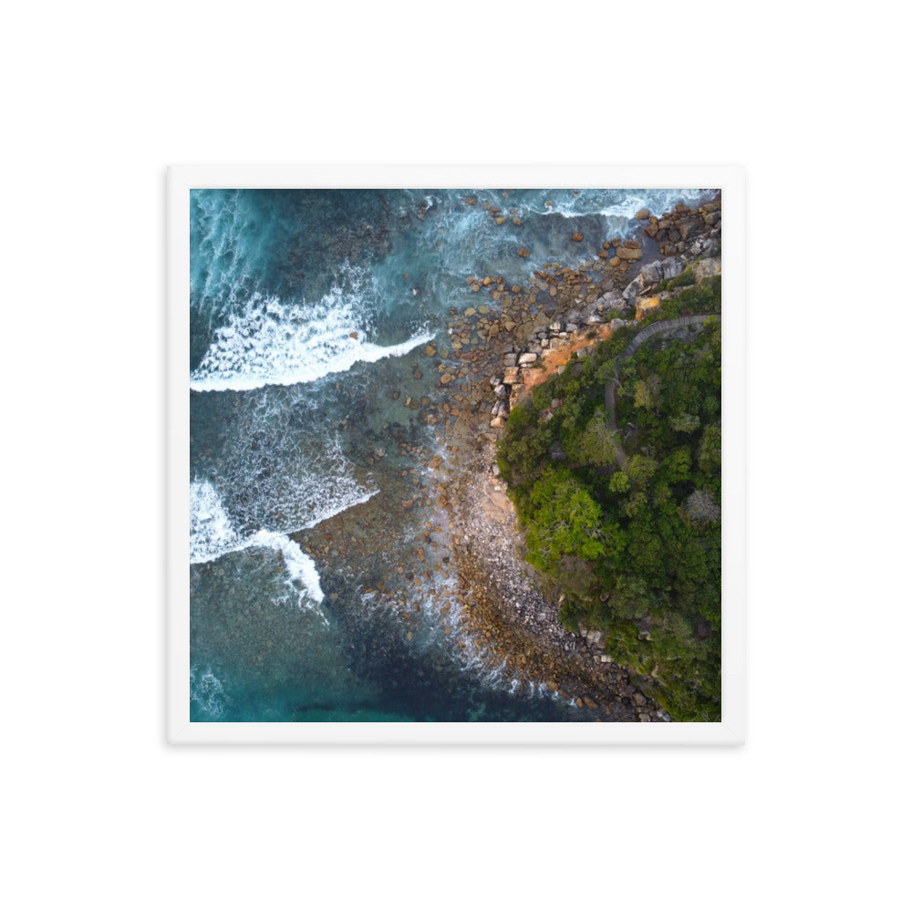 Bowers Head, Manly - Framed poster