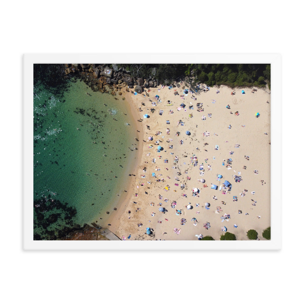 Shelly Beach, Manly - Framed poster