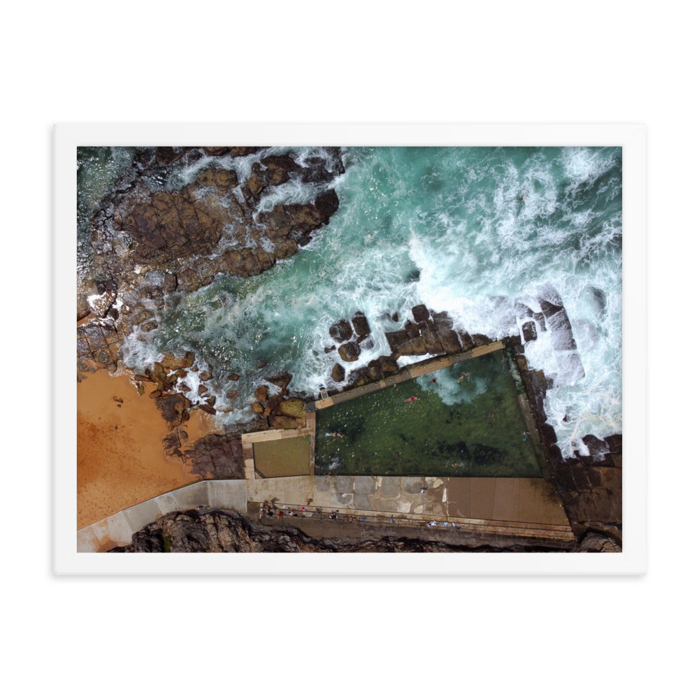 Avalon Rockpool - Framed poster