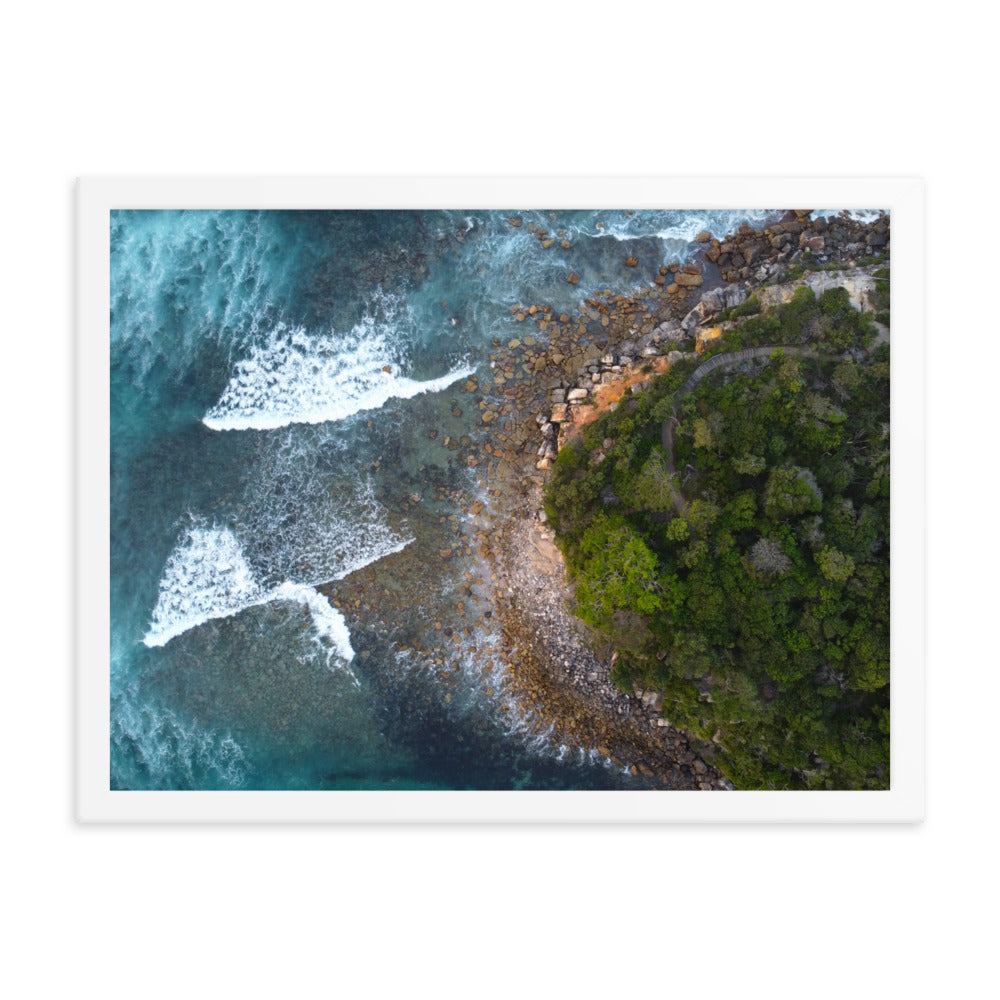 Bowers Head, Manly - Framed poster