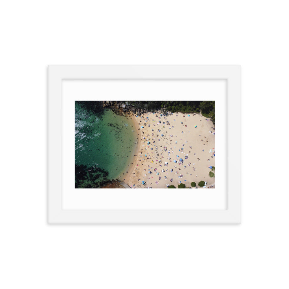 Shelly Beach, Manly - Framed poster